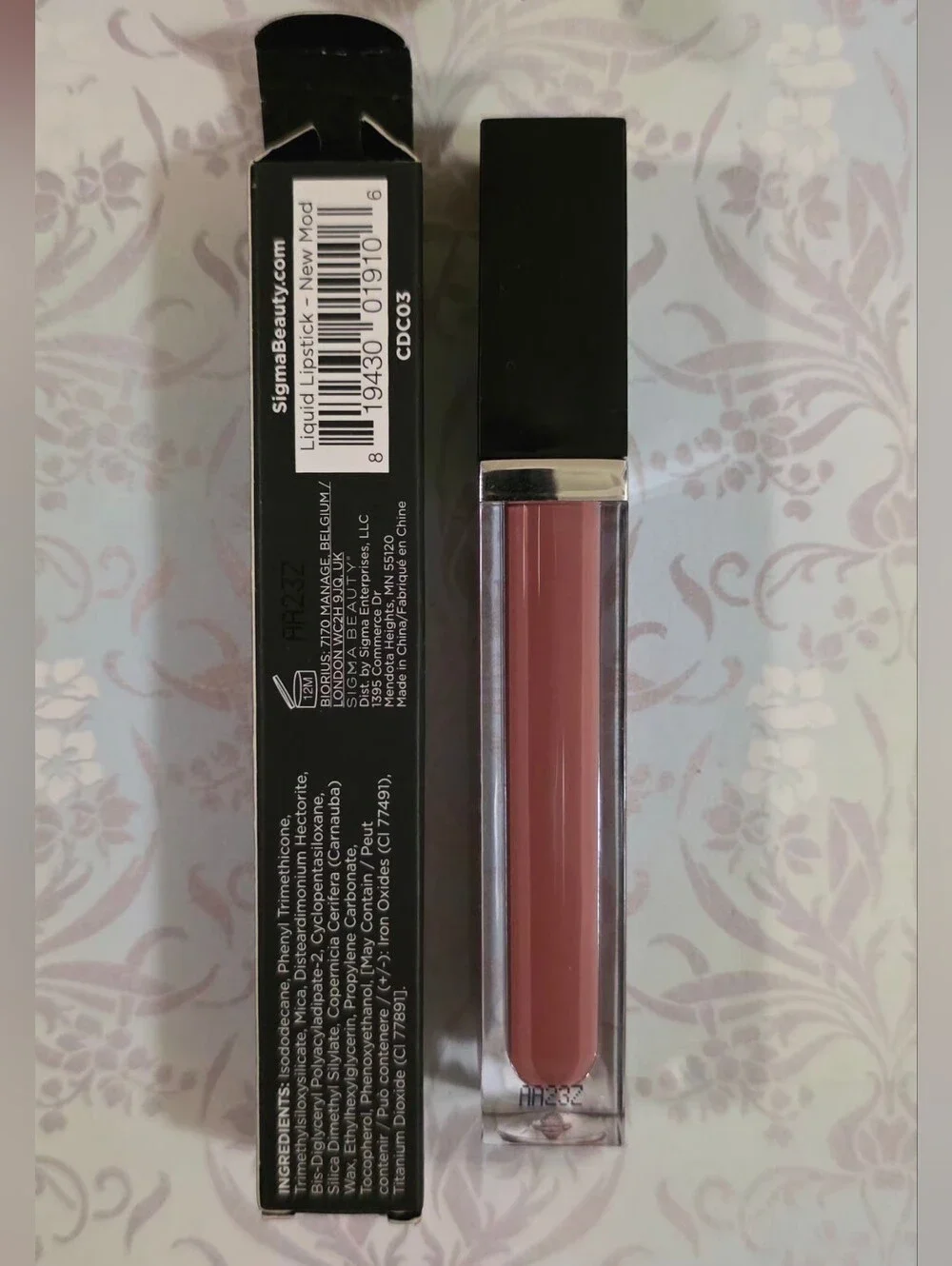 BNIB Sigma Beauty Liquid Lipstick - Warm Rose (Women Makeup)